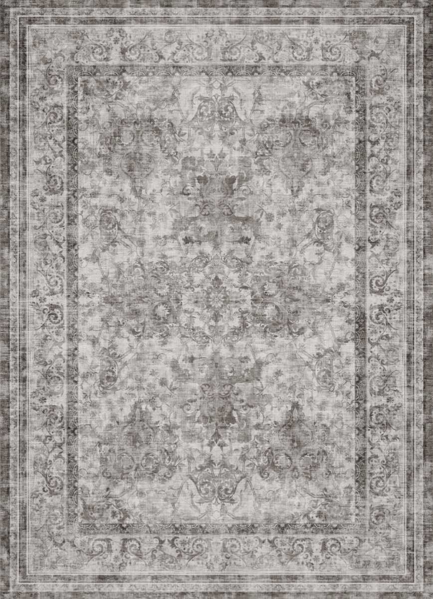 SONGMICS HOME American Style Rug 5x7 Dove Gray