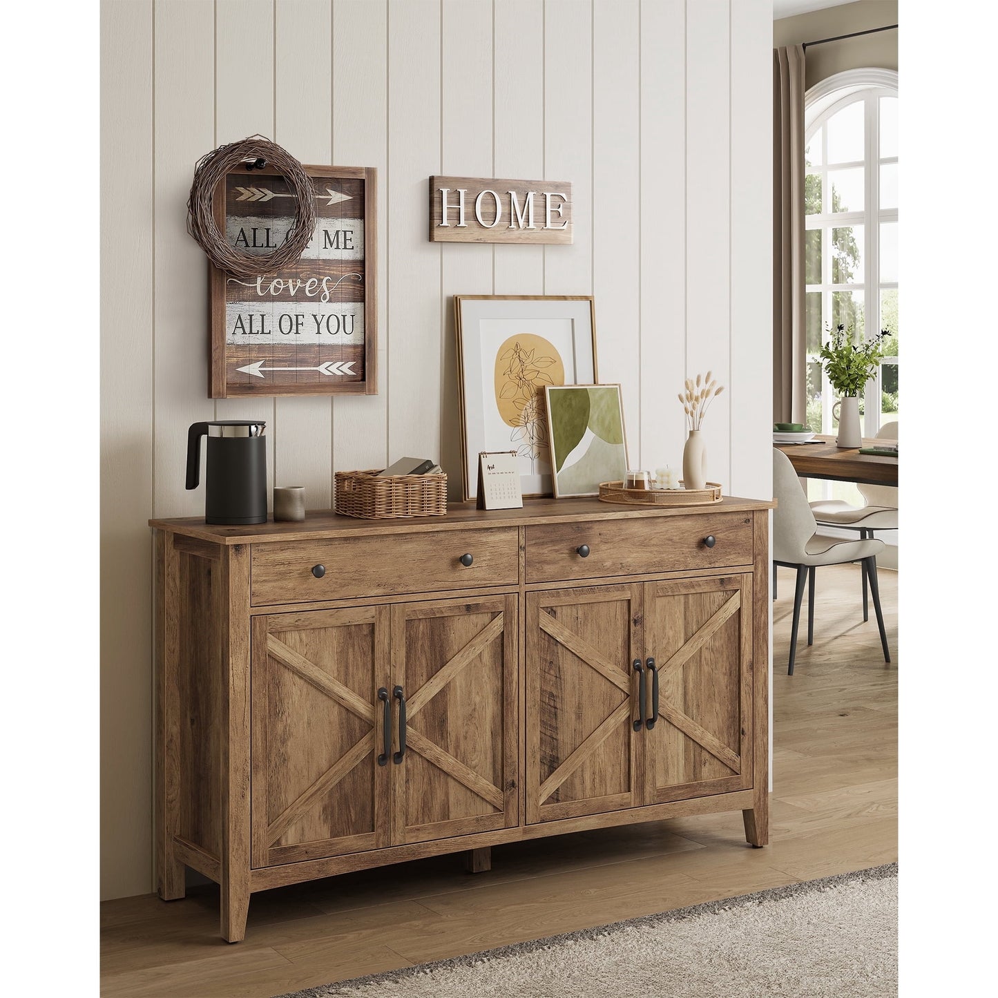 VASAGLE Entryway Storage Cabinet Sideboard