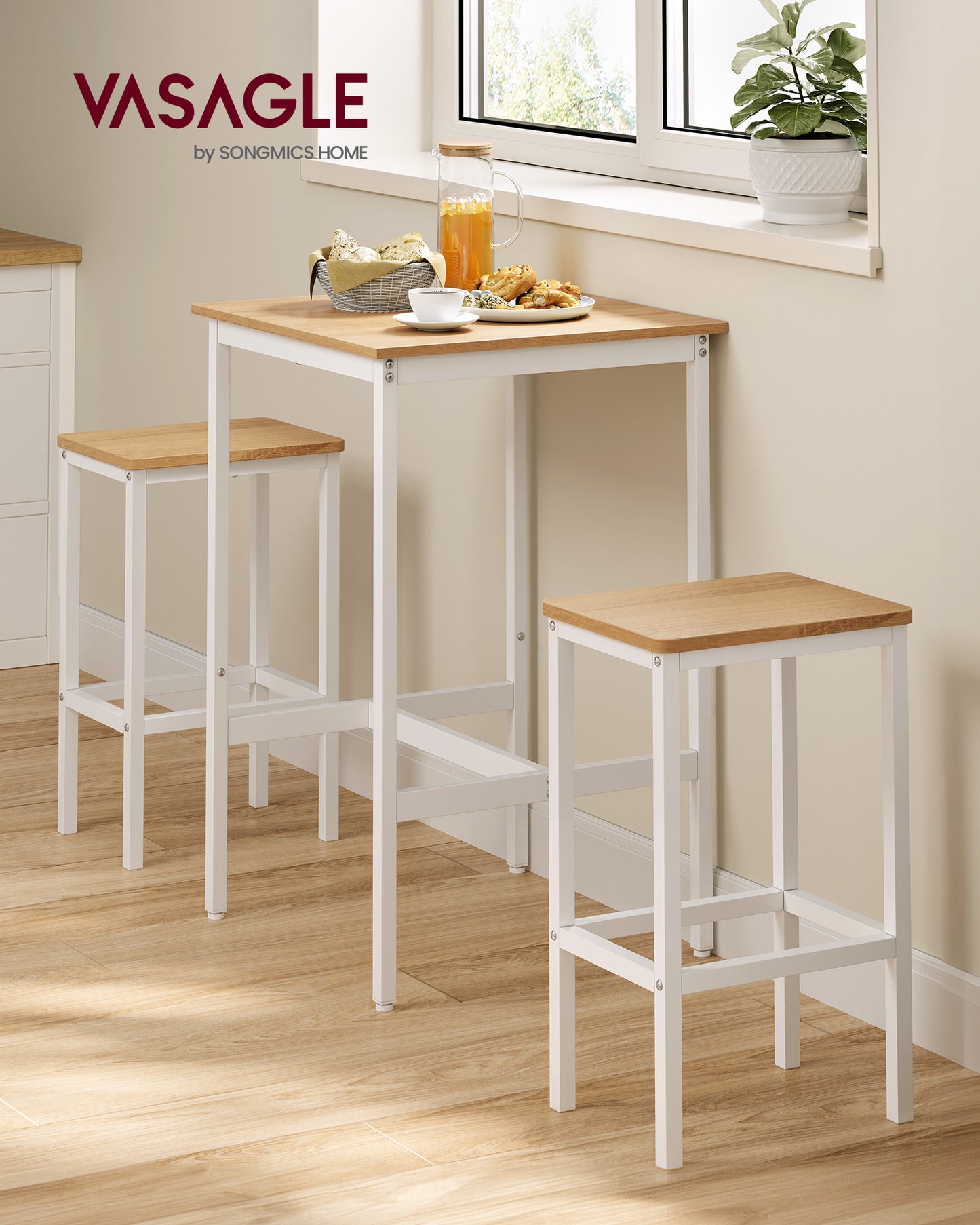 Bar Table With Stools Pub Table And Chairs Set Small Dining Table For 2 Counter Height Table High Top Table Bar Height Table And Chairs Dining Table