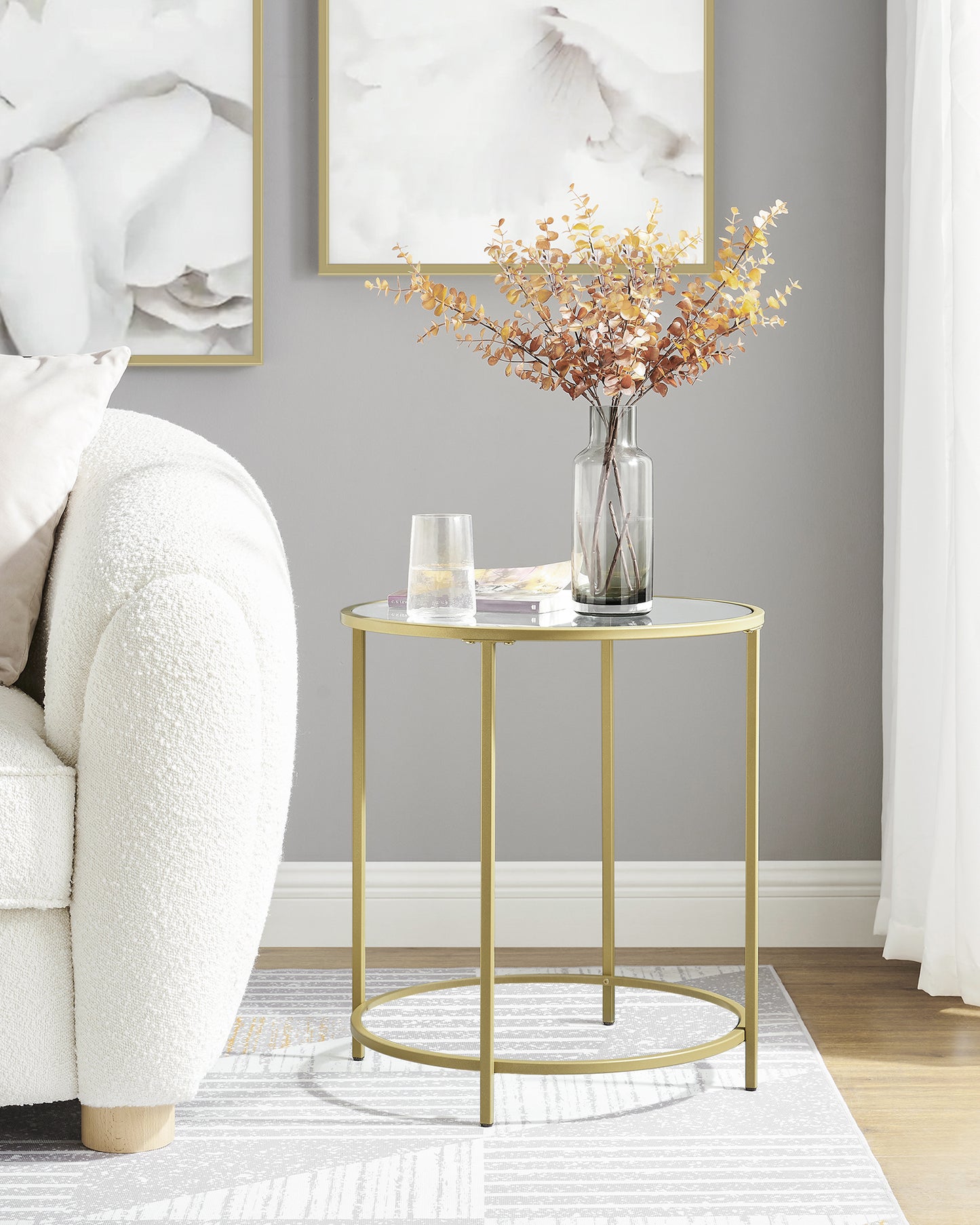 Side Table End Tables Living Room End Tables Living Room Side Table Glass Table Glass Side Table Small Round Side Table