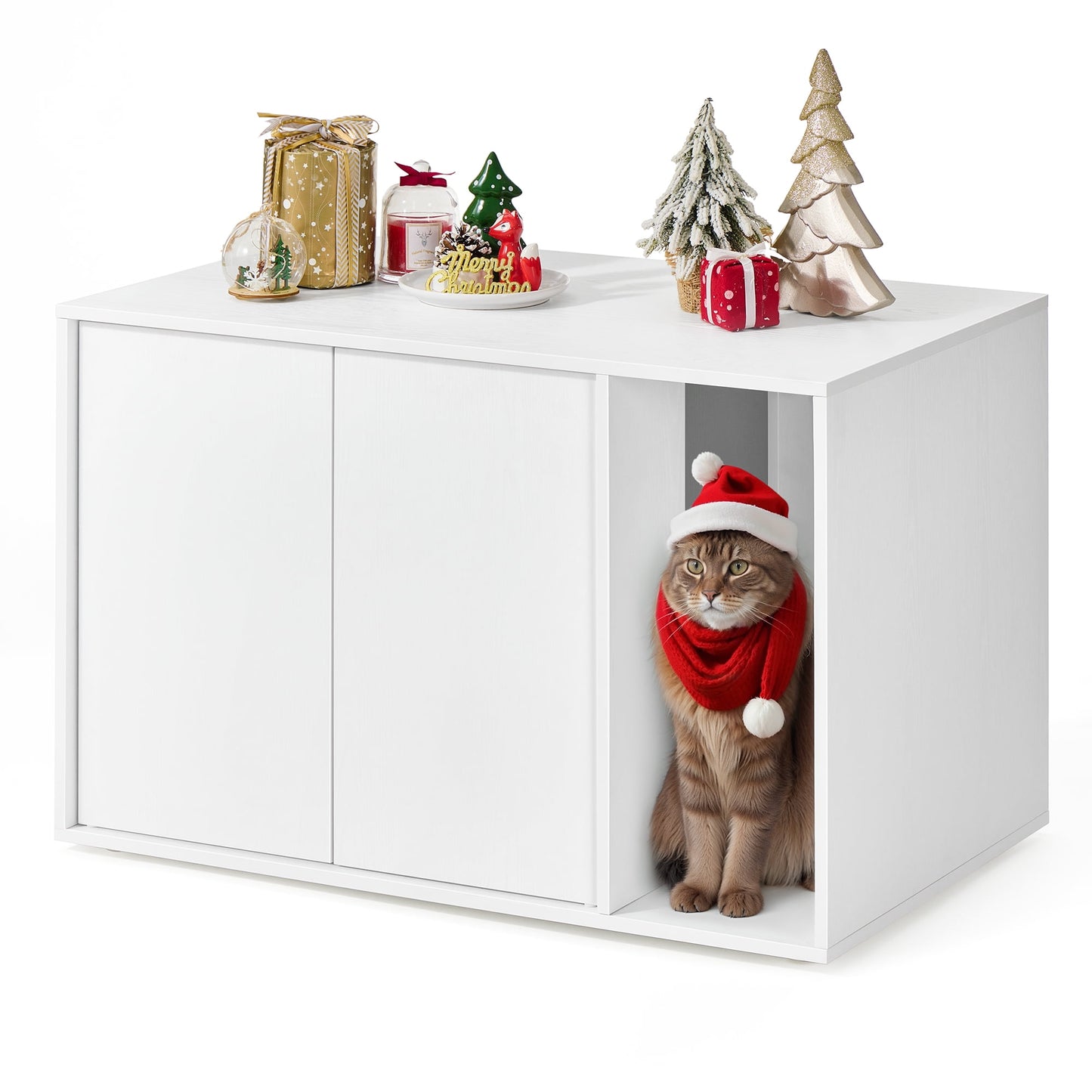 Superfast Toolless Assembly, Cat Litter Box Enclosure