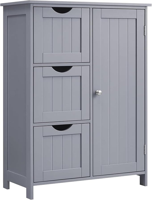 Vasagle Bathroom Storage Cabinet with 3 Large Drawers