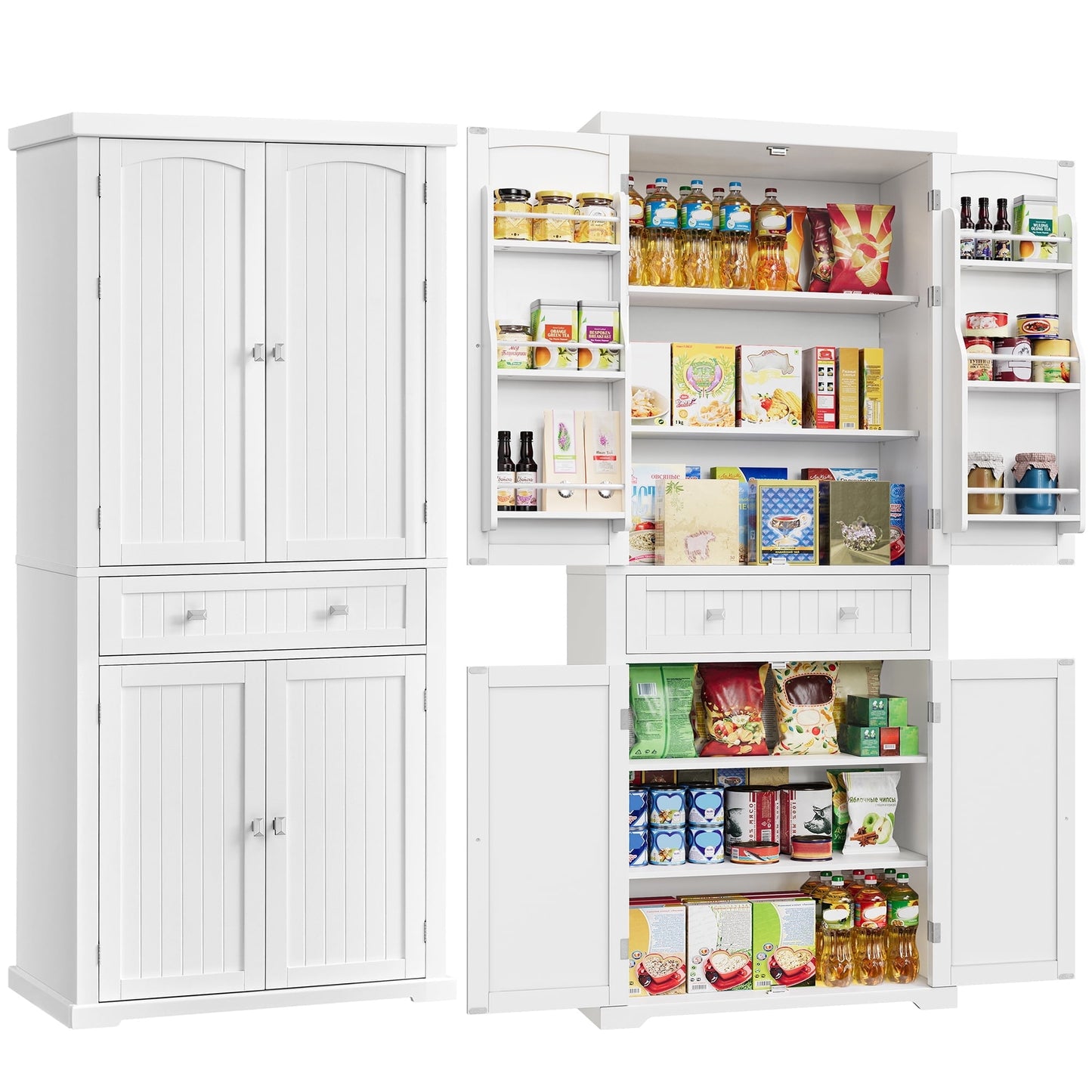 Kitchen Pantry Storage Cabinet