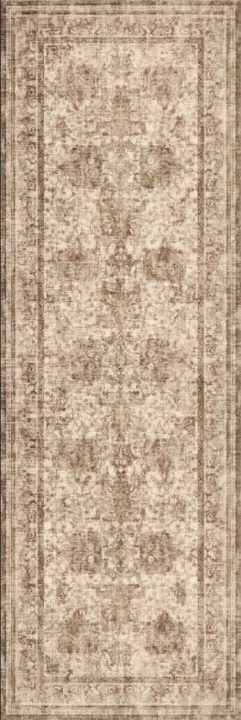 SONGMICS HOME American Style Rug 2x6 Camel Brown