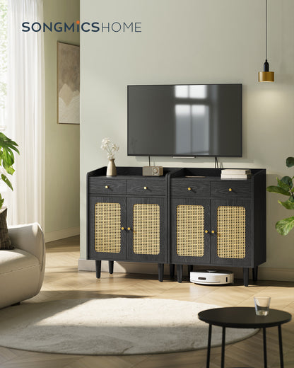 Sideboard Storage Cabinet, Black