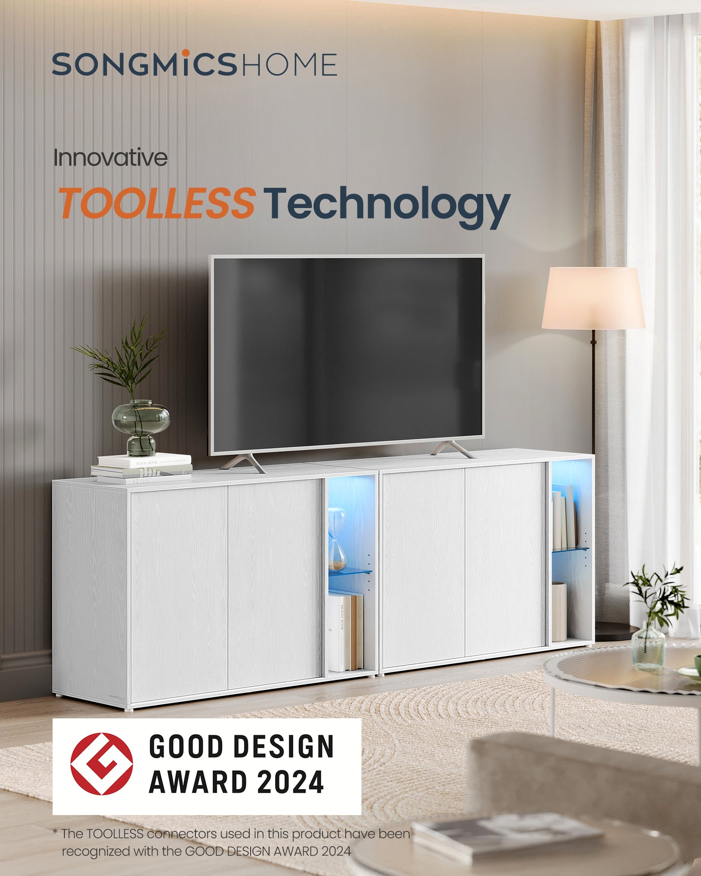 SONGMICS HOME Storage Cabinet