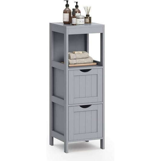 VASAGLE Bathroom Floor Cabinet, Bathroom Storage Organizer Rack Stand