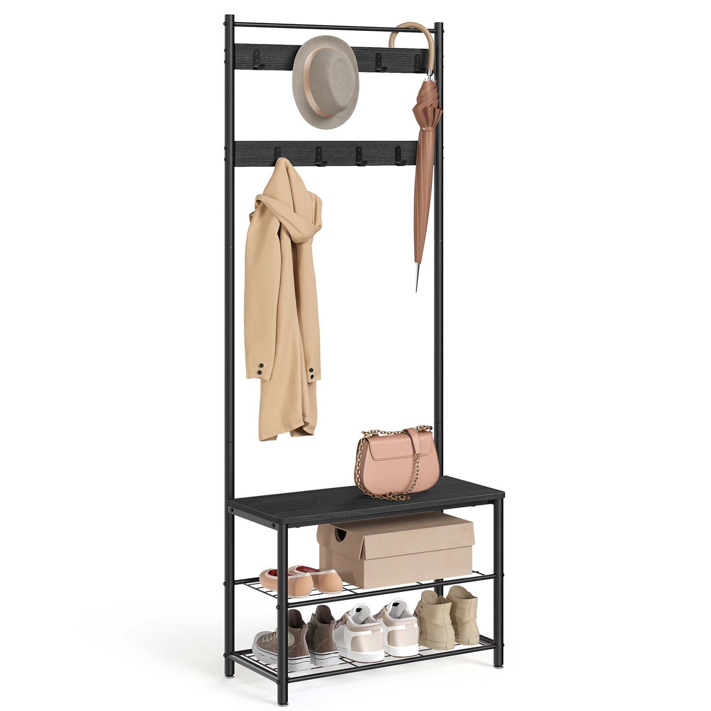 Hall Tree with Shoe Storage Bench