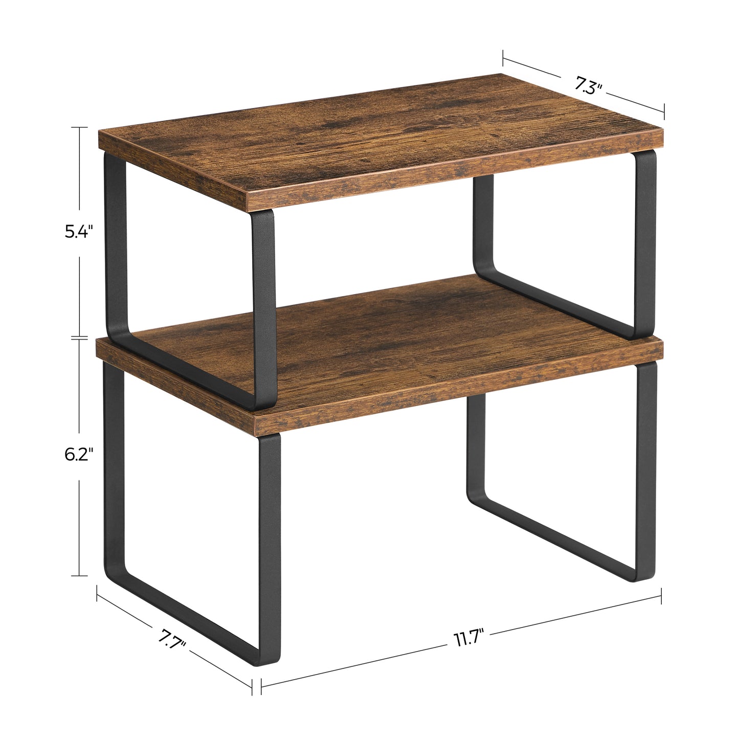 4 Pack Cabinet Organizer Shelf, Kitchen Counter Shelves, Kitchen Storage, Spice Rack