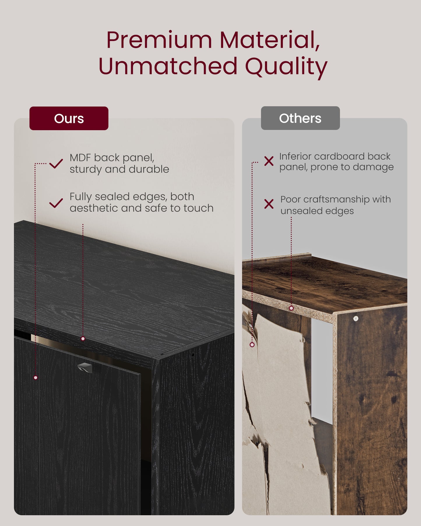Spacious 3-Tier Bookshelf, 31.5 Inches Wide, Open Bookcase with Adjustable Storage Shelves - Floor Standing Unit