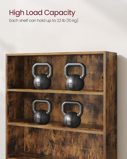 3-Tier Bookshelf, 31.5 Inches Wide, Open Bookcase with Adjustable Storage Shelves, Floor Standing Unit