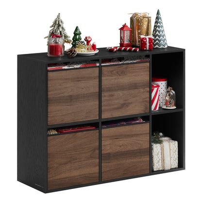 SONGMICS HOME Bookcase Black