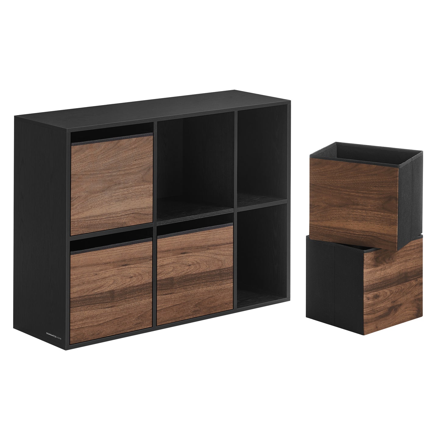 SONGMICS HOME Bookcase Black