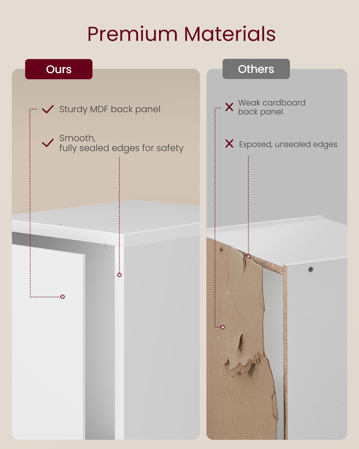 2-Tier Cube Bookcase, Open Shelf Organizer for Living Room/Office, Space-Saving Corner Design, Tool-Free Assembly, White