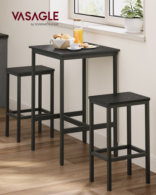 Bar Table With Stools Pub Table And Chairs Set Small Dining Table For 2 Counter Height Table High Top Table Bar Height Table And Chairs Dining Table