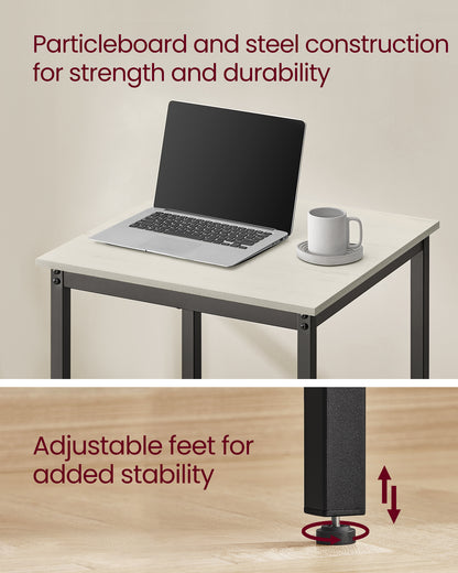 LEDREM Pub Table, Bar Height Table, Counter Height Table, Square Table,Small Kitchen Table, Short Table Counter Height Bar Table, Small Bistro Table