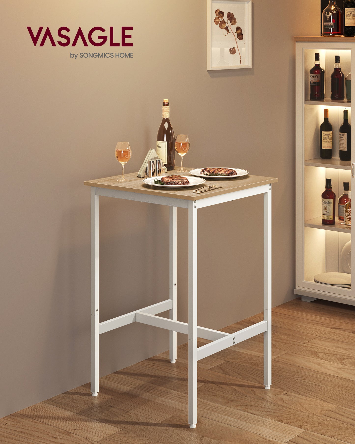 Pub Table, Bar Height Table, Counter Height Table, Square Table, Small Kitchen Table For 2, Short Table, Counter Height Bar Table, Small Bistro Table