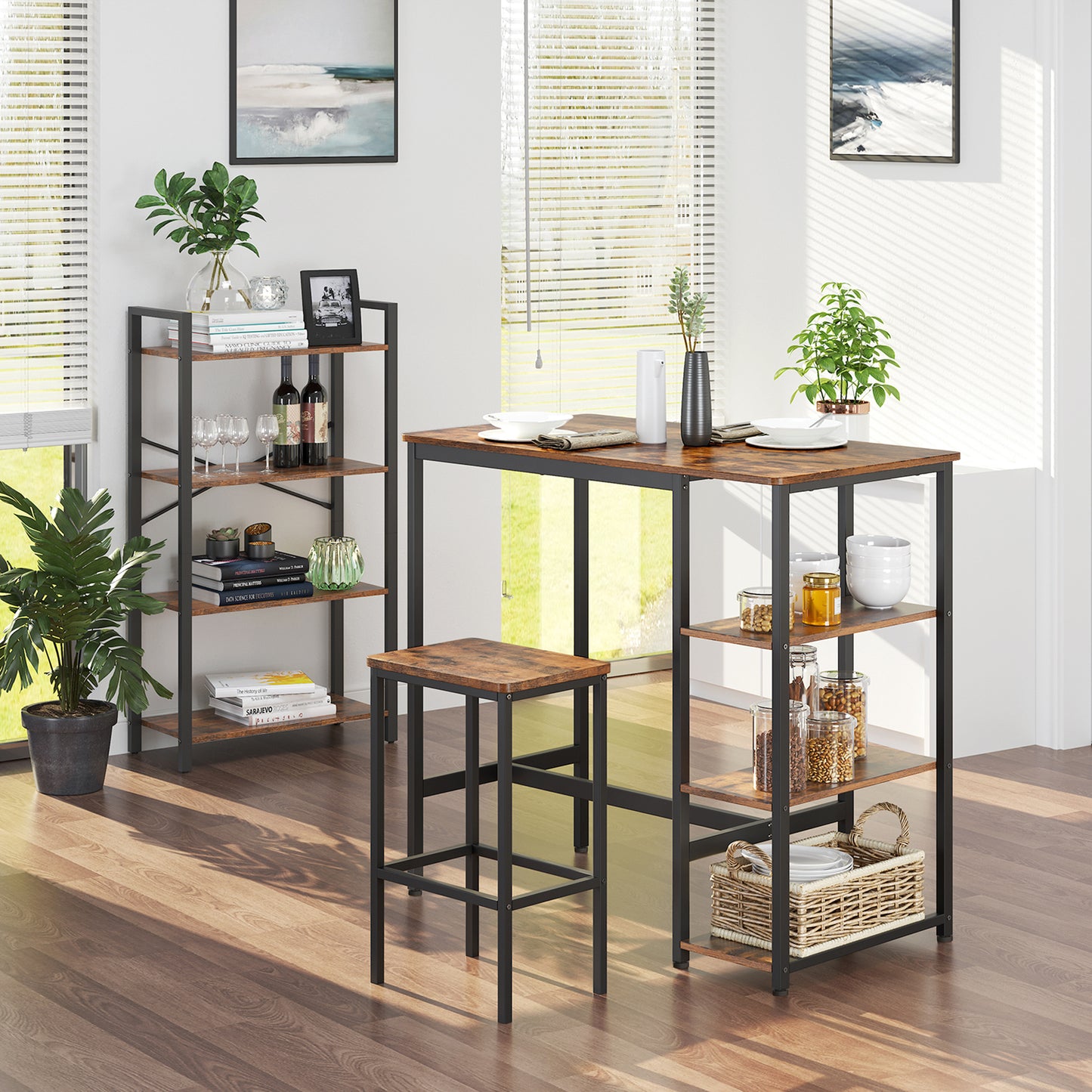 Bar Table Bar Height Table Bar Counter Table Coffee Bar Table Bar Table With Storage Kitchen Bar Table High Top Kitchen Table Pub Tables