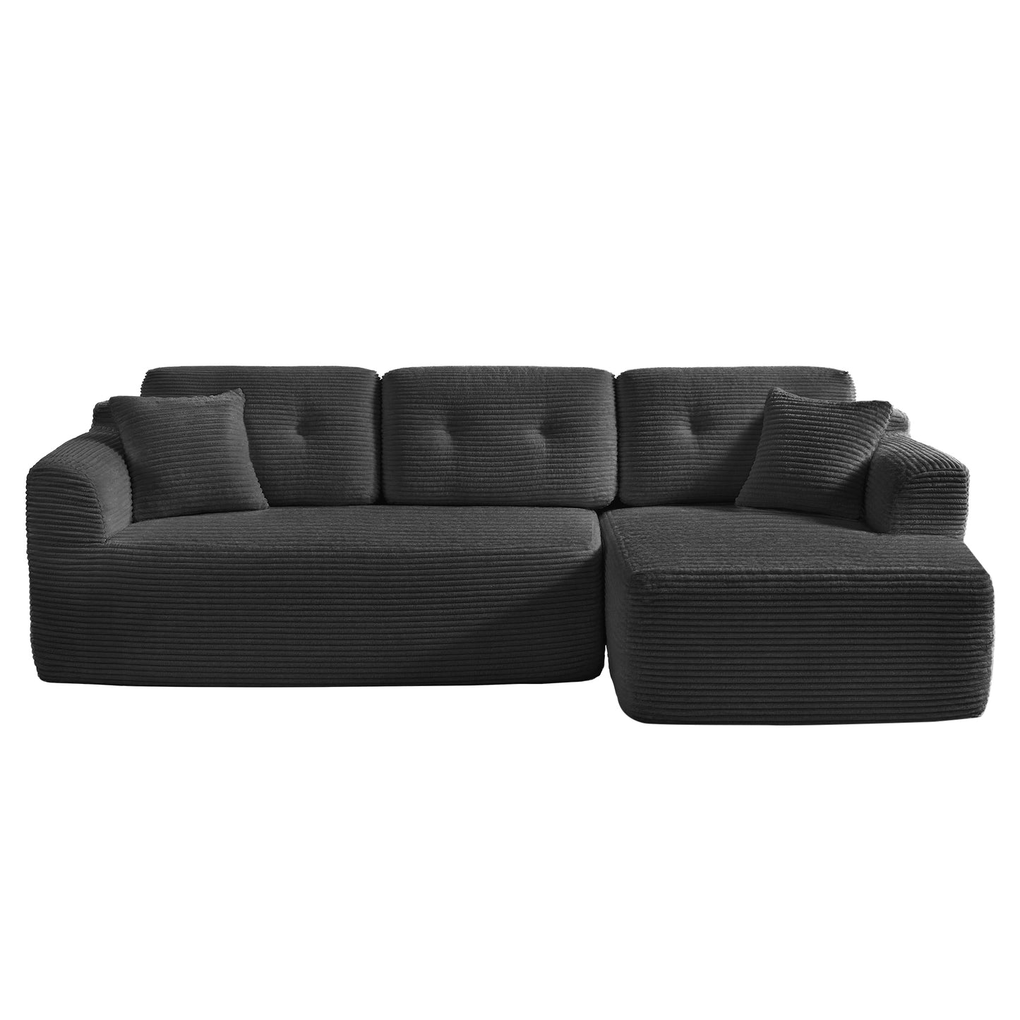 sofa right black