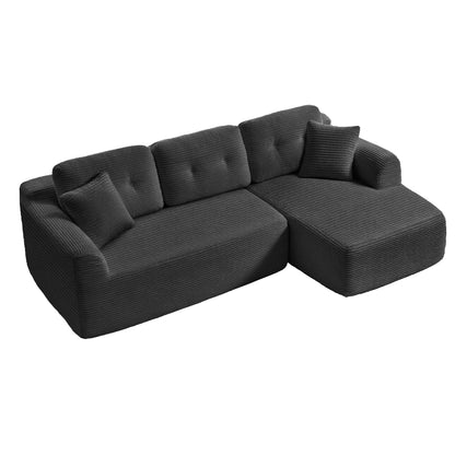 sofa right black