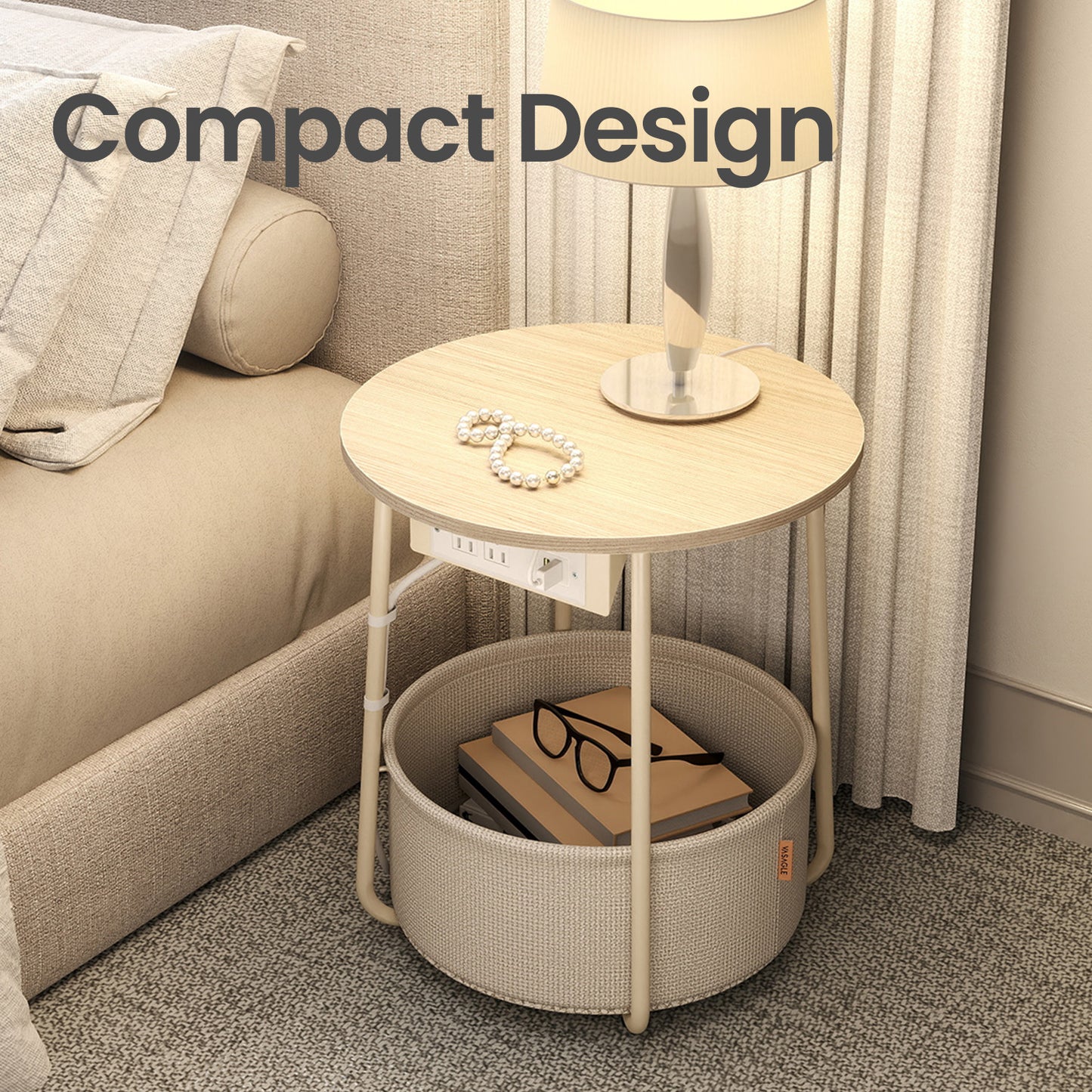 Nightstand with USB Ports