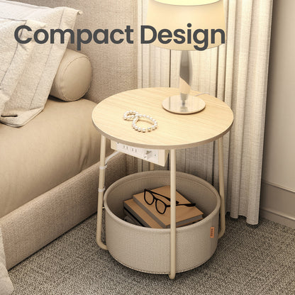 Nightstand with USB Ports
