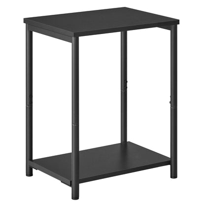 VASAGLE Side Table, Small End Table, Nightstand for Living Room, Bedroom, Office, Bathroom Black