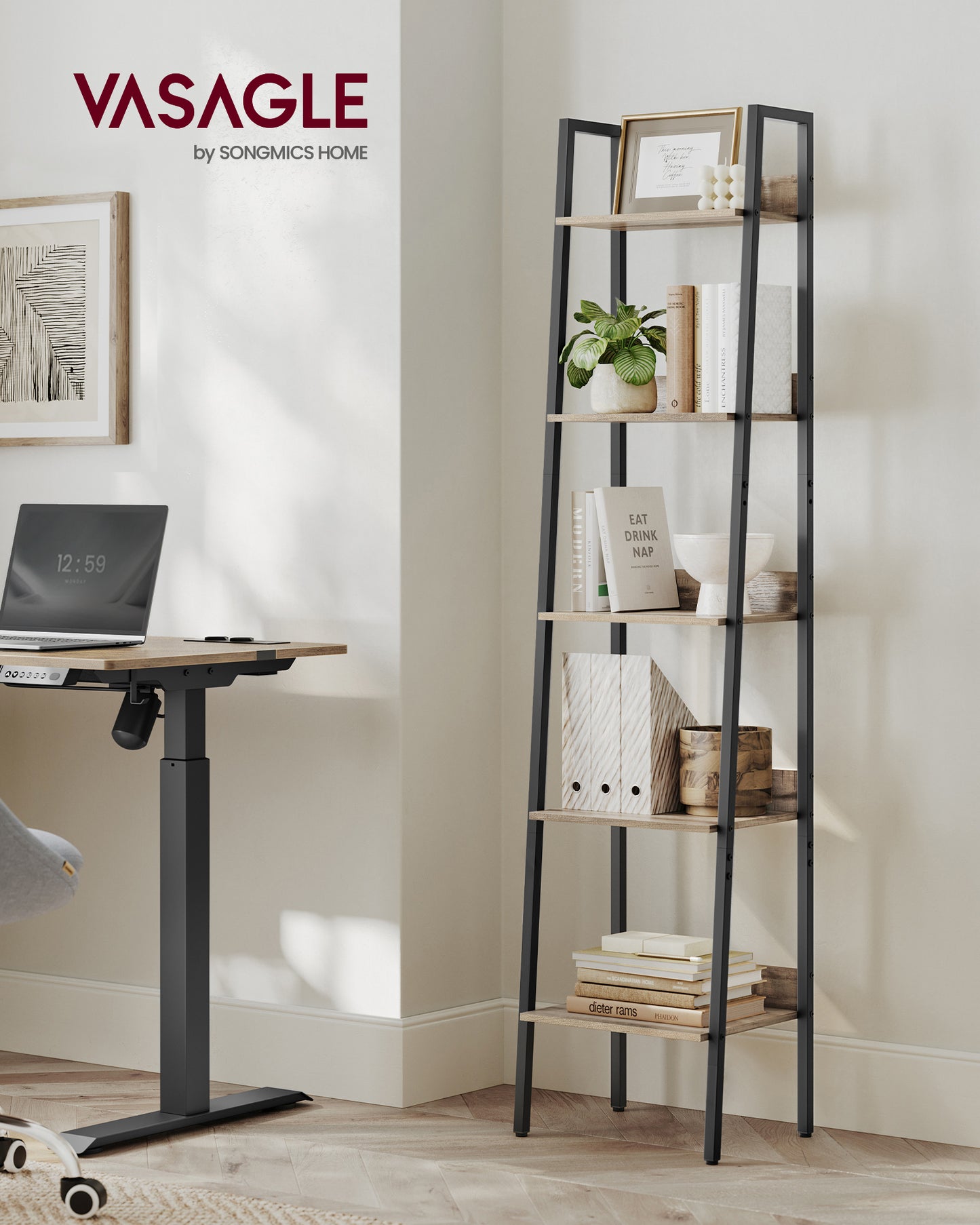 VASAGLE Ladder Shelves