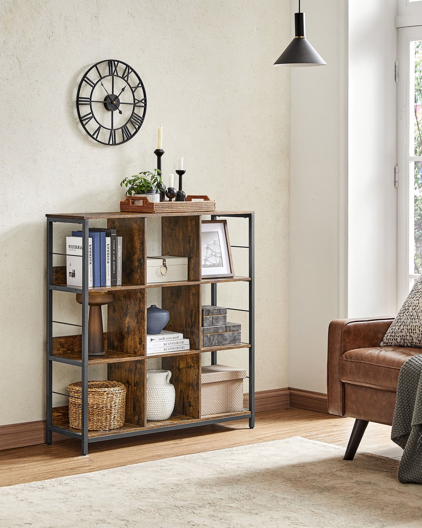 VASAGLE 9-Cube Bookcase