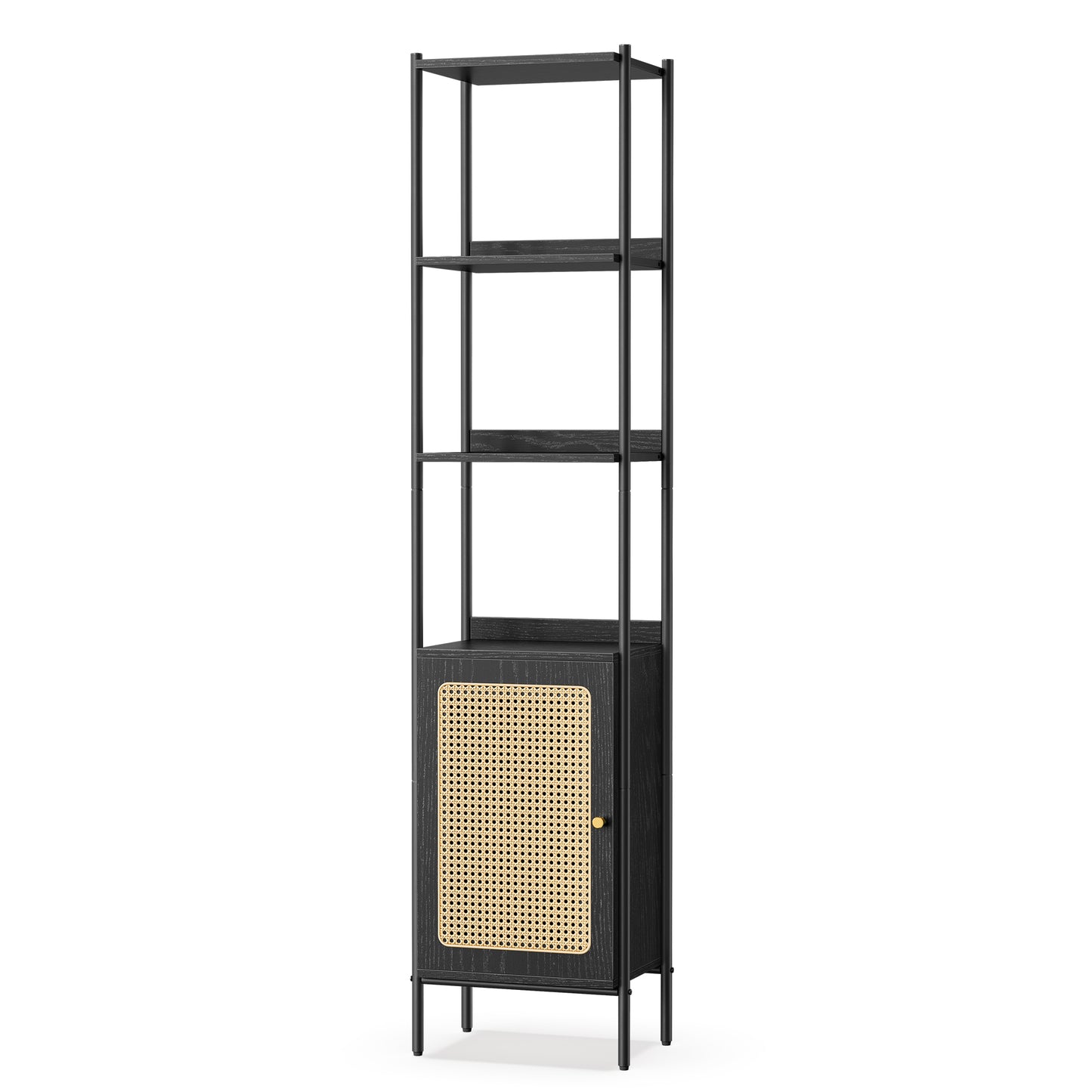 Combined Storage Rack, 6-Tier Bookcase Freestanding Storage Shelf for Home