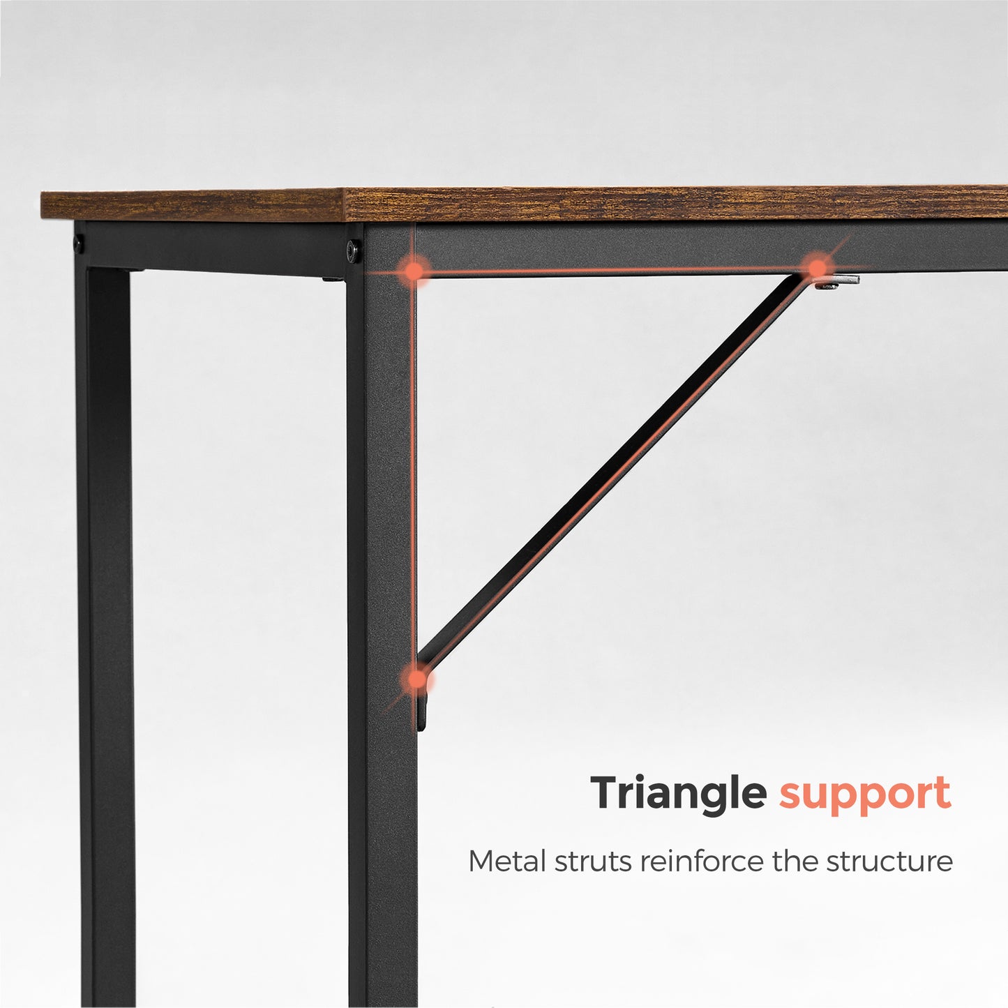 Computer Desk, Gaming Desk, Home Office Desk, Metal Frame Perfect for Maximizing Functionality