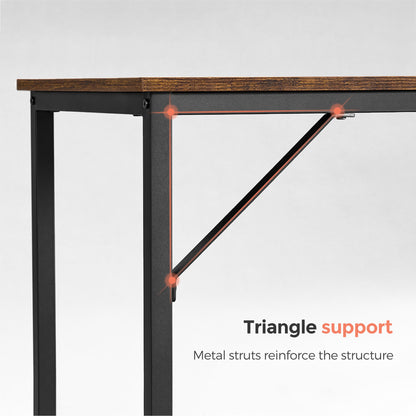 Computer Desk, Gaming Desk, Home Office Desk, Metal Frame Perfect for Maximizing Functionality