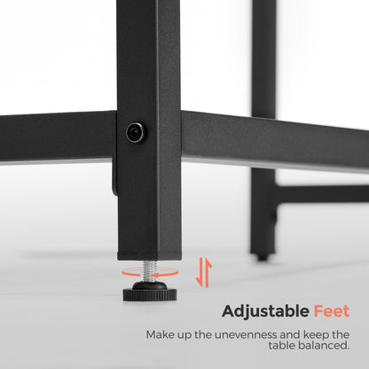 Computer Desk, Gaming Desk, Home Office Desk, Metal Frame Perfect for Maximizing Functionality