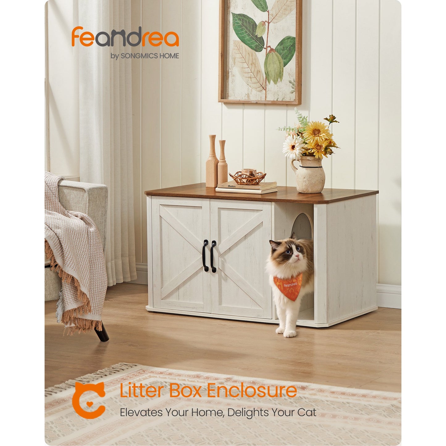 Modern Cat Litter Box Enclosure