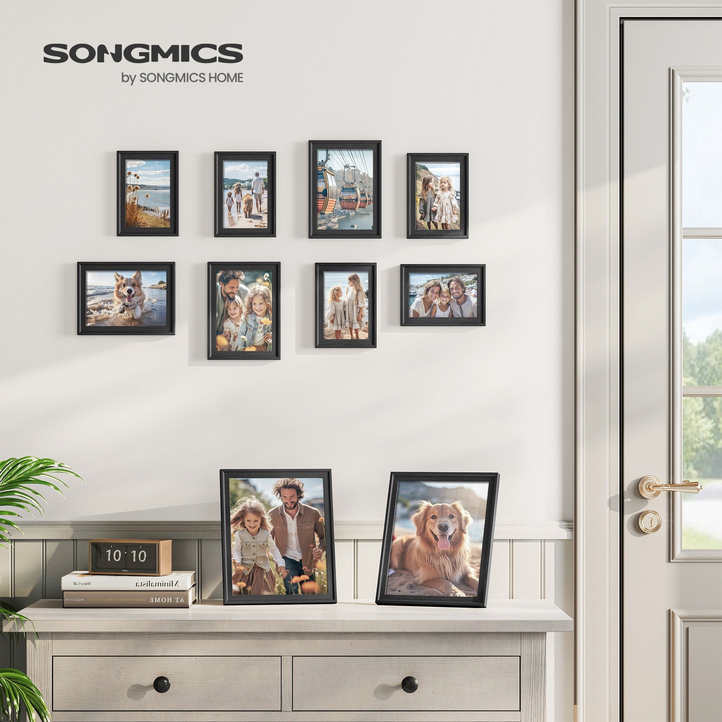 Picture Frames with 16 Mats, Set of 10 Collage Photo Frames