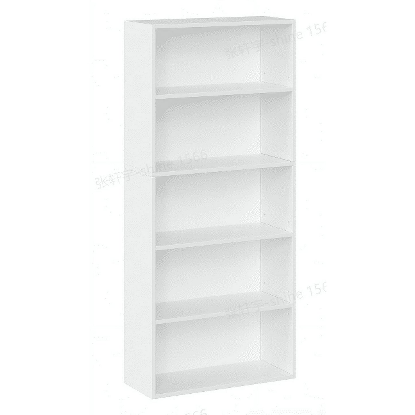 VASAGLE Bookshelf 5-Tier Open Bookcase with Adjustable Storage Shelves Floor Standing Unit White