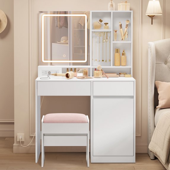 VASAGLE Vanity Desk