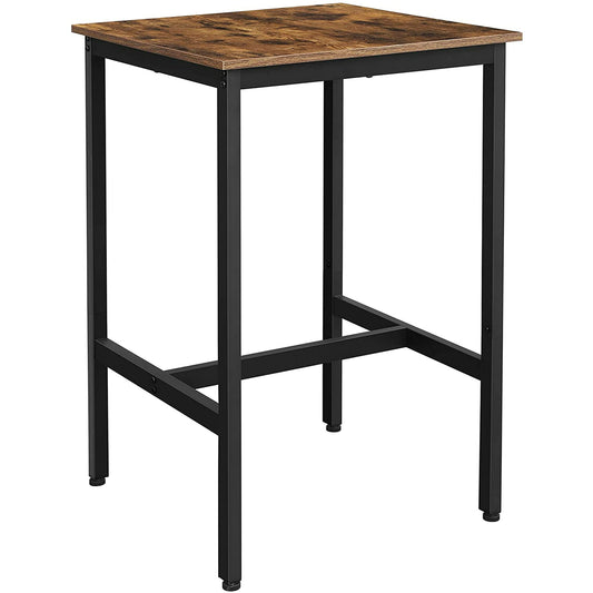 VASAGLE Bar Table Small Kitchen Table High Top Pub Table